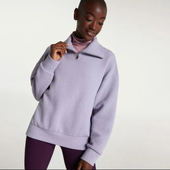 Calia by Carrie Underwood Elevate 1/4 Zip Pullover in Metal Lilly New Wi… - Picture 12 of 12